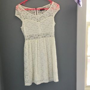 White lace dress